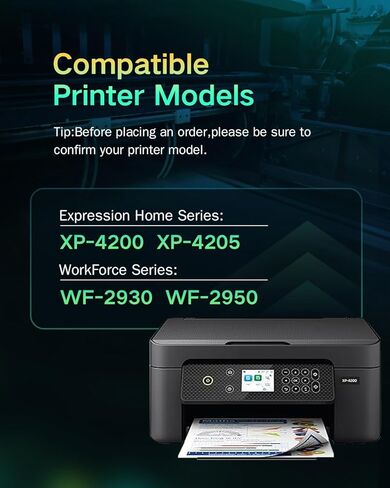Remanufactured for 232XL Ink Cartridges for Epson Printer for Epson 232 XL Ink Cartridges Combo Pack for Expression Home XP-4205 XP-4200 Workforce WF-2950 WF-2930（4 Pack） in Kuwait