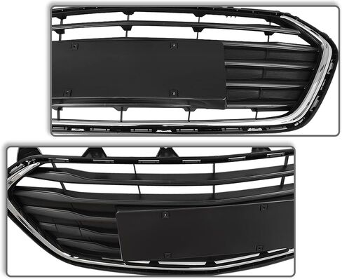 شواية سفلية باللون الأسود والكروم على طراز المصنع لموديلات 2017 2018 2019 2020 مجموعة مصبغة المصد من شيفروليه تشيفي تراكس GM1211015 in Kuwait