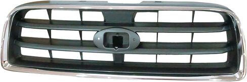 Front Bumper Grille Grill Assembly Black Insert w/Chrome Trim For 2003 2004 2005 Subaru Forester 91121SA050 SU1200127 in Saudi Arabia