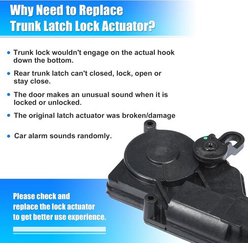 uxcell No.957501F020 Rear Tailgate Trunk Lift Gate Latch Lock Actuator Fit for Kia Sportage EX LX 2.0L 2.7L 2005-2010 in Saudi Arabia