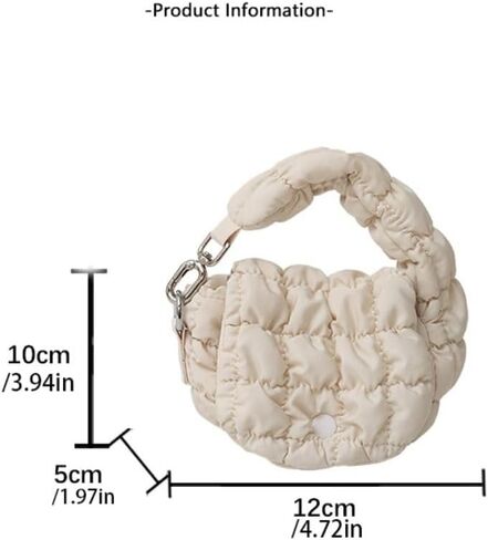 Bag Pendant Hanging Elegant Quilted Purse Cute Korean Style Small Wallet Outdoor(Purple) in Saudi Arabia