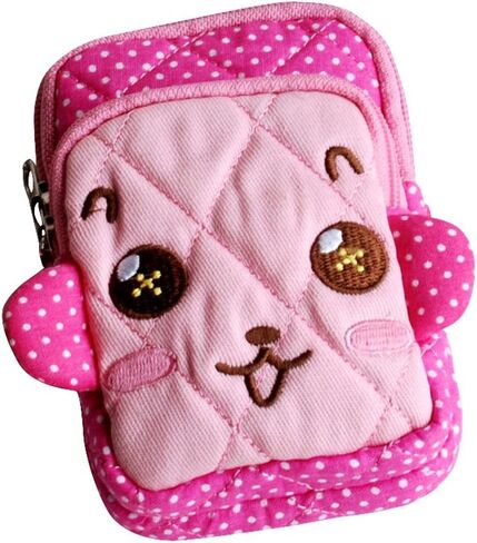 [Vivid Monkey] Embroidered Applique Wallet Purse Pouch(2.9 * 4.7 * 0.98) in Kuwait