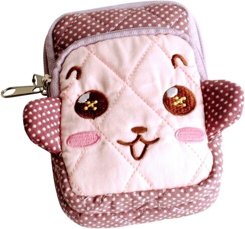 [Vivid Monkey] Embroidered Applique Wallet Purse Pouch(2.9 * 4.7 * 0.98) in Kuwait