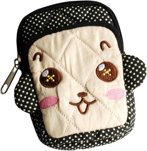 [Vivid Monkey] Embroidered Applique Wallet Purse Pouch(2.9 * 4.7 * 0.98) in Kuwait