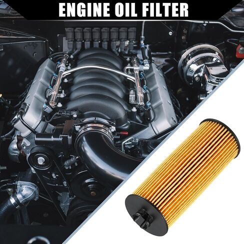 No.68079744AB/68079744AA Engine Oil Filter for Dodge Journey 3.6l 2011-2013 / Inner Transmission Oil Filter/Durable / 2 Set Yellow in Saudi Arabia