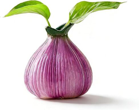 Cute Flower Holder for Roses, Small Garlic Flowers Vase Decorative Table Centerpiece for Home Office Desk Dining Table Decor, Ideal Gift for Housewarming Mother's Day in Kuwait