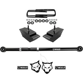 WULF 3.5 بوصة مجموعة رفع زنبركية صغيرة أمامية Adj مع شريط مسار 1999 إلى 2004 متوافق مع طراز Ford F250 F350 4X4 in Kuwait