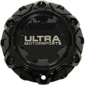 غطاء مركز العجلة باللون الأسود اللامع من Ultra Motorsports A89-0056BK 83182090F-1B in Kuwait