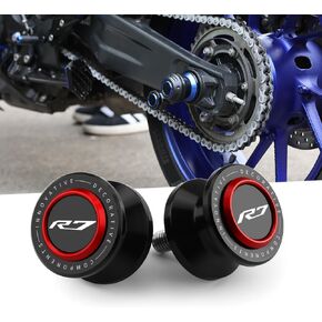 6MM Swingarm Spools Fit For YZF R7-2023 2024 2025 Rear Frame Stand YZFR7 Swingarm Spools Frame Sliders 2023 YZFR7 Accessories 2024 R7 Accessories 2025 R7 Spool BK in Kuwait