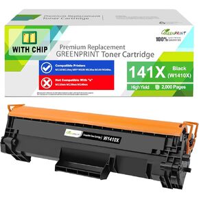 مع خرطوشة حبر متوافقة مع رقاقة 141X W1410X (W1410A 141A) سوداء عالية السعة 2000 صفحة لطابعة HP M110 M110w M139 M140 M140w، لا يمكن العمل مع نموذج الطابعة HP + مع e in Kuwait