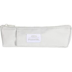 حامل أقلام مرن للكمبيوتر المحمول، حقيبة أقلام رصاص مرنة للكمبيوتر المحمول، حقيبة أقلام رصاص صغيرة مع شريط مطاطي قابل للتعديل، حامل أقلام مجلة للوازم المكتبية المنزلية (رمادي) in Kuwait