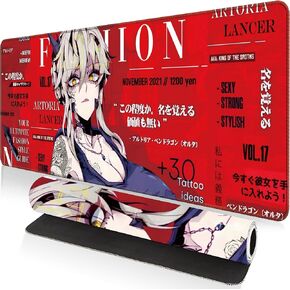 Large Gaming Mouse Pad 31.5 x 11.8 Inches XXL Extended for Mouse and Keyboard Non-Slip and Water Resistant Surface with Anime Cute Girl Design Ideal for Competitive Gaming League in Kuwait