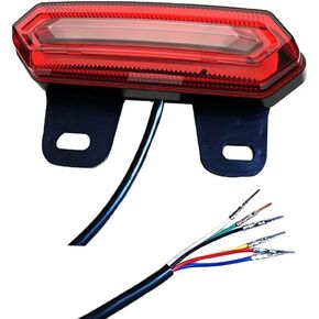 دراجة كهربائية ضوء خلفي 6 أسلاك بدوره إشارة نظام ضوء الفرامل ليلة تشغيل السلامة الضوء الخلفي الجمعية 36V-48V-60V للدراجة الإلكترونية سكوتر توازن السيارة in Kuwait