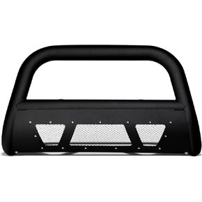 ماتي الأسود رصع شبكة الثور شريط فرشاة دفع الجبهة الوفير شواء مصبغة الحرس مع لوحة التزلج متوافق مع 04-09 10 دودج دورانجو / 06 07-09 كرايسلر أسبن in Kuwait