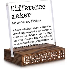 You Are Appreciated Gifts, Thank You Appreciation Gifts for Coworker, Employee, Women, Men, Friends, Leaving Going Away Encouragement Quote for Office Desk Decorative Signs Plaques ABF13 in Kuwait