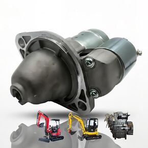 Starter Motor for Yanmar Diesel Engine - 12V 1.4KW Replacement Compatible with 3TNV88 3TNE88 4TNV88 3YM30 3JH3E Models, OEM 129242-77010 129608-77010 129698-77010 18219N in Kuwait