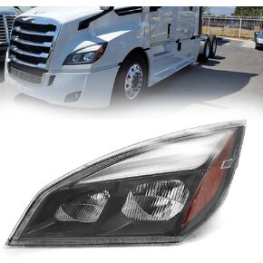 LED Headlights Assembly Fit for 2018-2024 Freightliner Cascadia, Headlamps Head Light Lamp W/Bulbs Housing Left Driver Side in Saudi Arabia
