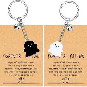 Boo Basket Stuffers for Women Bestfriend Teen Girls Cute Ghost Key Chain for Women Friendship Halloween Gifts for Women Bestie Friends Cute Stuff Halloween Boo Basket in Saudi Arabia