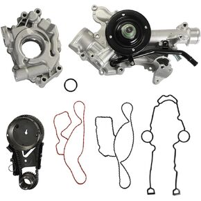 5.7 Hemi Timing Chain Kit Oil Pump & Water Pump Fits for 2003-2008 Dodge Jeep Ram 1500-3500 Durango Aspen 5.7L, Replace # 53021622AD 53011380AG ‎53021304AE M342 in Kuwait