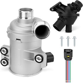 11518635089 Electric Engine Water Pump with Thermostat Compatible with BMW F22 F30 F34 F32 F10 F11 F25 F26 F15 E89 E84, 228i 328i 428i 528i Z4 X1 X3 X4 X5, N20B20 180kW L4 2.0L, Replace # 11517604027 in Kuwait
