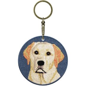 سلسلة مفاتيح على شكل كلب لطيف مطرزة على الوجهين من MC Fashion - قلادة هدية إبداعية ساحرة للحقائب وحقائب الظهر in Kuwait