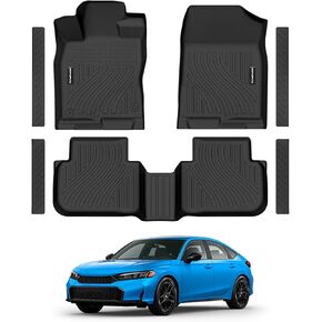 Floor Mats for 2023 2024 2025 Lexus RX Upgrade Trunk Mat with Backrest Mat All Weather TPE Floor Liners Fit for 2025 Lexus RX(Not for RX450h+ PHEV) Anti-Slip Full Set Automobile Mats Accessories in Kuwait