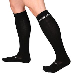 Creepers Merino Wool Over the Calf Toe Socks – Lightweight, Durable & Zero Cushion in Kuwait