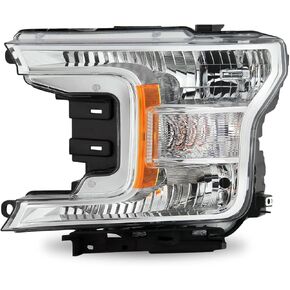 SOCKIR Headlight Assembly [Halogen Type] Fit for 2018-2020 Ford F150 OE Style Headlamp Replacement Passenger & Driver Side in Kuwait