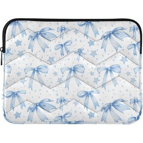 Light Blue Ribbons Bows Laptop Case, 13-13,3 inch Slim Laptop Sleeve Compatible with All Kinds Computers of Brands, Soft Padded Computer Bag for Business & Travel in Saudi Arabia
