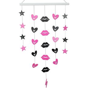 ERNTRNL 2000s Room Decor - Y2k Wall Hanging Decor, 2000s Retro Youth Themed Wall Hanging Decorations Pink For Home Bathroom, Bedroom Or Living Room in Kuwait