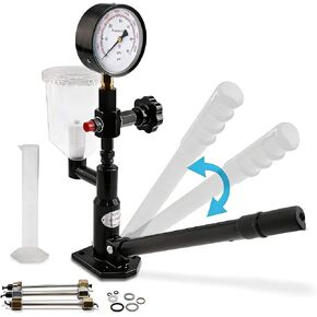 Diesel Fuel Injector Tester New 600Bar 8000PSI Diesel Injector Nozzle Tester Kit with Dual Scale Gauge to Adjust Injector Nozzle Pressure and Testing Diesel Injector Nozzle Pop Pressure Tester in Kuwait