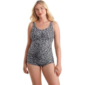 Mimi Flamingo Shape Solver Sport Women's Swimwear Shape Shifter Shirred Front Girl Leg Tank One Piece Swimsuit in Saudi Arabia