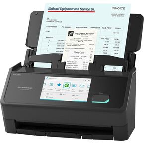 ScanSnap iX1600 Receipt Edition Color Duplex Invoice Document Scanner for Mac and PC Works with QuickBooks Online, Black in Kuwait