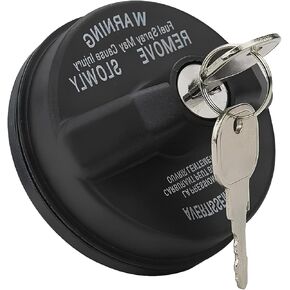 Locking Gas Cap Fuel Tank with Key Lock Fuel Cap Cover Compatible with Ram Challenger Grand Caravan Ram 1500 Cherokee TJ LJ JK JKU JL JLU JT Replace #05278655AB 5278655AB in Kuwait