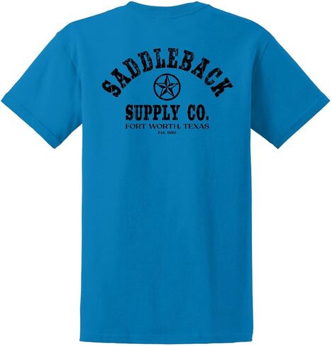 Saddleback Supply Men's The Lone Star Logo Cotton Tees in Kuwait