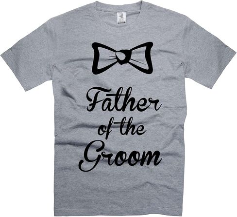 Silk Road Tees Mens Father of The Groom T-Shirt Groom Father Shirt Wedding Party Shirt Bachelor Party Father Shirt in Kuwait