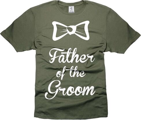 Silk Road Tees Mens Father of The Groom T-Shirt Groom Father Shirt Wedding Party Shirt Bachelor Party Father Shirt in Saudi Arabia