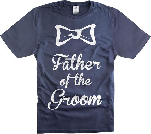 Silk Road Tees Mens Father of The Groom T-Shirt Groom Father Shirt Wedding Party Shirt Bachelor Party Father Shirt in Saudi Arabia