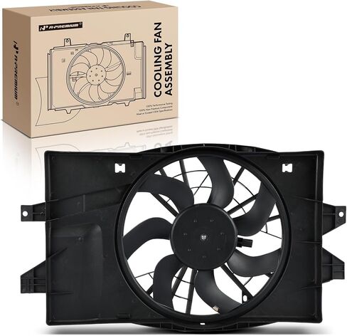 A-Premium Engine Radiator Cooling Fan Assembly Compatible with Select Dodge & Chrysler & Plymouth Models - Town & Country, Caravan, Voyager, 1993 1994 1995 - Replace# 4644367 in Saudi Arabia