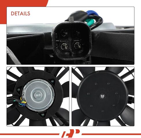 A-Premium Engine Radiator Cooling Fan Assembly Compatible with Select Dodge & Chrysler & Plymouth Models - Town & Country, Caravan, Voyager, 1993 1994 1995 - Replace# 4644367 in Saudi Arabia