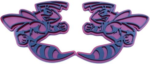 2Pc Hornet Badges Emblem Big BOY BEE 3D Fender Angry Agressive Badges Sticker Nameplate Replacement for Universal Car Body Motorcycle SUV Door Window Decoration (Redline) in Saudi Arabia