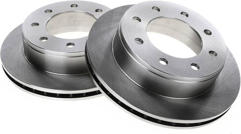 A-Premium Front and Rear Vented Disc Brake Rotors + Ceramic Pads Kit Compatible with Select Chevy, GMC and Hummer Models - Silverado 1500 HD 2500 HD, Suburban 2500, Sierra 1500 HD, Sierra 2500 HD, H2 in Saudi Arabia