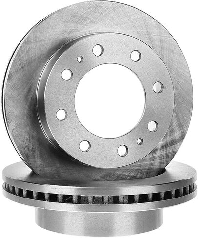 A-Premium Front and Rear Vented Disc Brake Rotors + Ceramic Pads Kit Compatible with Select Chevy, GMC and Hummer Models - Silverado 1500 HD 2500 HD, Suburban 2500, Sierra 1500 HD, Sierra 2500 HD, H2 in Saudi Arabia