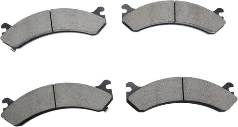A-Premium Front and Rear Vented Disc Brake Rotors + Ceramic Pads Kit Compatible with Select Chevy, GMC and Hummer Models - Silverado 1500 HD 2500 HD, Suburban 2500, Sierra 1500 HD, Sierra 2500 HD, H2 in Saudi Arabia