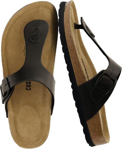Leah Cork Footbed Thong Sandal in Saudi Arabia
