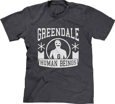 تي شيرت Greendale Human Peoples Pop Culture Parody Fan Art للرجال in Kuwait