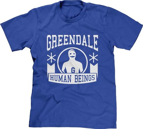 Greendale Human Beings Pop Culture Parody Fan Art Mens T-Shirt in Saudi Arabia