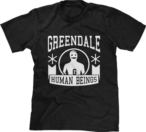 Greendale Human Beings Pop Culture Parody Fan Art Mens T-Shirt in Saudi Arabia