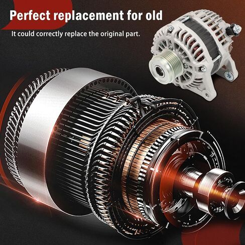 Alternator 12V 110A for 2013-2018 Altima 2.5L L4 6-Groove Decoupler Pulley 11548, 231003TA1A, 231003TA1B, 231009HU0A, 2310M3TA1B, A2TJ1881, A2TJ1891, A2TJ2381 in Kuwait