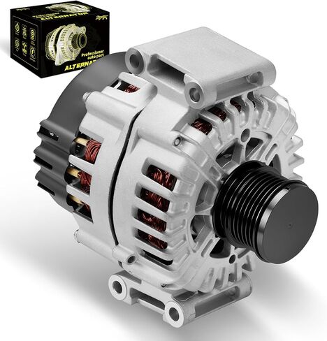 Oktiger Upgraded Alternator for Mercedes-benz Gls450 2017-2019, C43 Amg Glc43 Amg 2017-2023, E43 Amg 2017-2018 Gl450 Gle43 Amg Gle450 Amg, 3.0L V6 12V 200A CW 6-Groove Pulley OE 000-906-87-06 in Kuwait